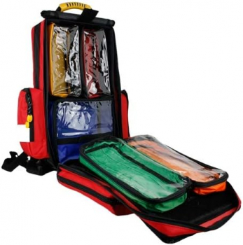 Notfallrucksack LEER medium ca. 23 L - Nylon rot