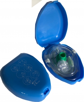 Taschenmaske in Blau