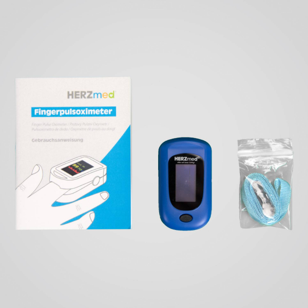 HERZmed Fingerpulsoximeter PC-60B Strong