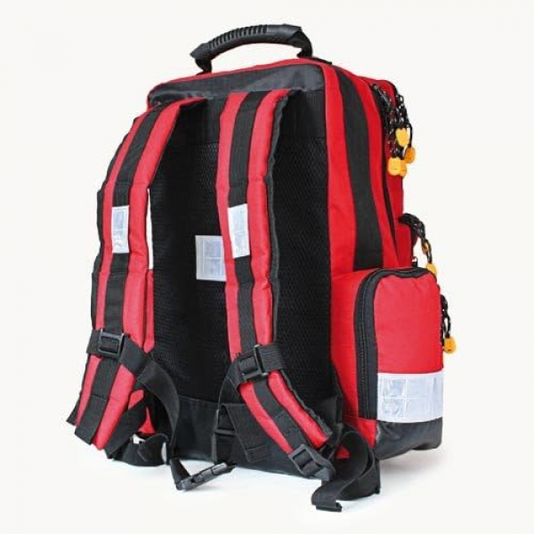 Notfallrucksack LEER medium ca. 23 L - Nylon rot